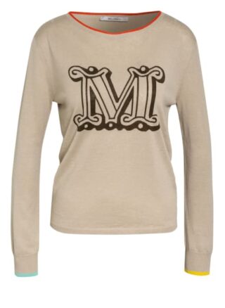 Max Mara Pullover Satrapo Mit Seide beige