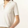 Max Mara Strickshirt Ricordo Mit Seide Und Cashmere weiss