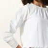 Max Mara Sweatshirt Alex Im Materialmix weiss