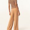 Maxmara Studio Kurzarm-Pullover Zama Mit Cashmere braun