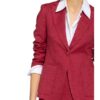 Maxmara Studio Leinenblazer rot