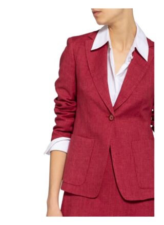 Maxmara Studio Leinenblazer rot