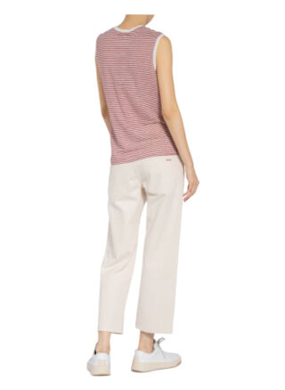 Maxmara Studio Leinentop Agar rot