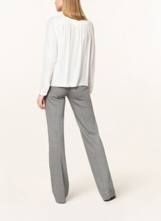 Maxmara Studio Schluppenbluse Nichel Aus Seide weiss