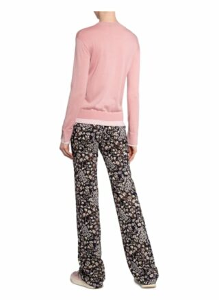 Maxmara Studio Strickjacke Antonia Mit Seide rosa
