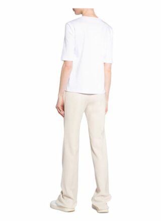 Maxmara Studio T-Shirt Mit Schmucksteinbesatz weiss