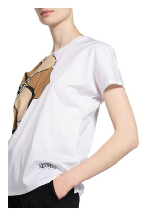 Maxmara Studio T-Shirt Mit Stickereien weiss
