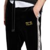 Mcm Samthose Im Jogging-Stil Mit Galonstreifen schwarz