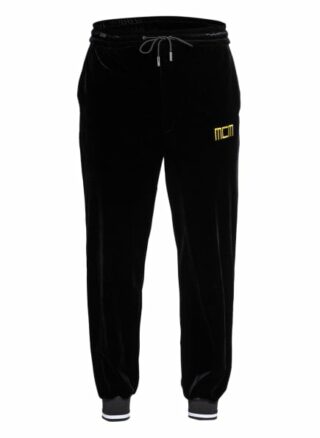Mcm Samthose Im Jogging-Stil Mit Galonstreifen schwarz