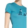 Me°Ru' T-Shirt Stathelle Mit Merinowolle blau