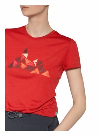 Me°Ru' T-Shirt Stathelle Mit Merinowolle rot
