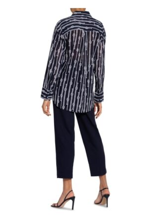 Michael Kors Oversized-Bluse blau