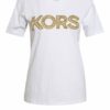 Michael Kors T-Shirt Mit Nietenbesatz weiss