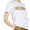 Michael Kors T-Shirt Mit Nietenbesatz weiss