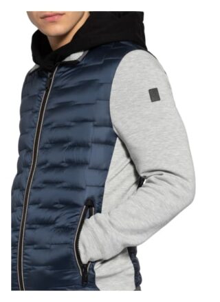 Milestone Steppjacke Saleo Im Materialmix Mit Dupont™ Sorona®-Isolierung blau