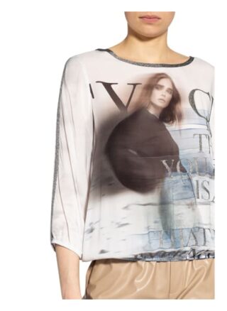 Monari Blusenshirt Mit 3/4-Arm weiss