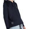 Monari Hoodie Mit Schmucksteinbesatz blau