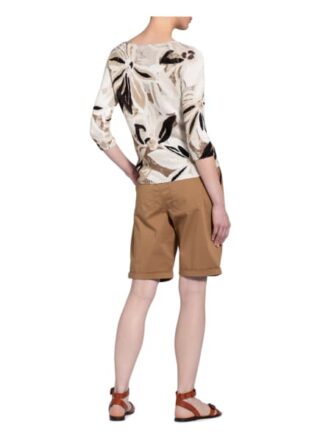 Monari Pullover Mit 3/4-Arm Und Schmucksteinbesatz braun