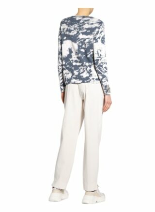 Monari Pullover Mit Schmucksteinbesatz blau