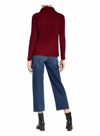 Monari Rollkragenpullover rot