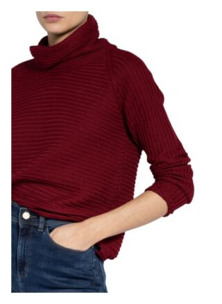 Monari Rollkragenpullover rot
