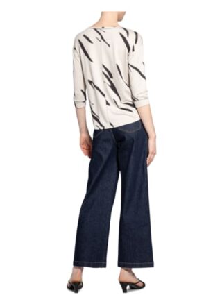 Monari Shirt Mit 3/4-Arm Und Schmucksteinbesatz beige
