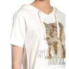 Monari Shirt Mit Schmucksteinbesatz weiss