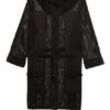 Monari Strickjacke Mit ¾-Arm Und Glitzergarn schwarz