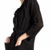 Monari Strickjacke Mit ¾-Arm Und Glitzergarn schwarz