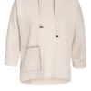 Monari Sweatshirt Mit Schmucksteinbesatz beige