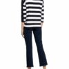 Monari Sweatshirt Mit Schmucksteinbesatz blau