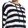 Monari Sweatshirt Mit Schmucksteinbesatz blau