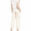 Monari T-Shirt Im Materialmix weiss