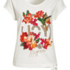 Monari T-Shirt Mit Nietenbesatz weiss