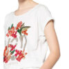 Monari T-Shirt Mit Nietenbesatz weiss