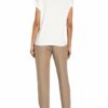 Monari T-Shirt Mit Perlen- Und Schmucksteinbesatz weiss