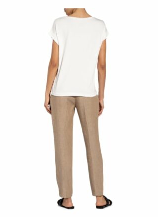 Monari T-Shirt Mit Perlen- Und Schmucksteinbesatz weiss
