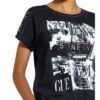 Monari T-Shirt Mit Schmucksteinbesatz blau