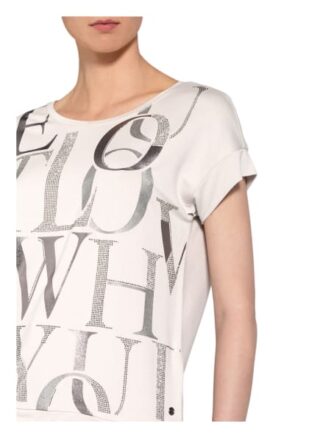 Monari T-Shirt Mit Schmucksteinbesatz grau