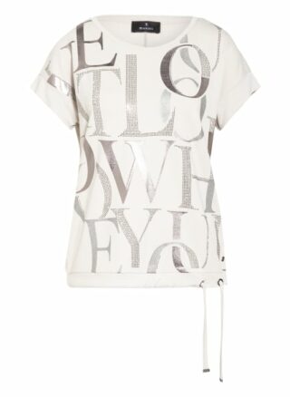 Monari T-Shirt Mit Schmucksteinbesatz grau