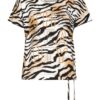 Monari T-Shirt Mit Schmucksteinbesatz schwarz