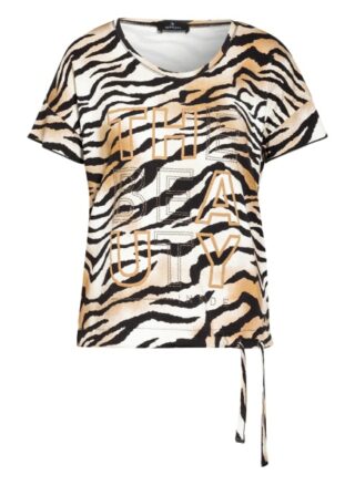 Monari T-Shirt Mit Schmucksteinbesatz schwarz
