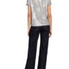 Monari T-Shirt silber