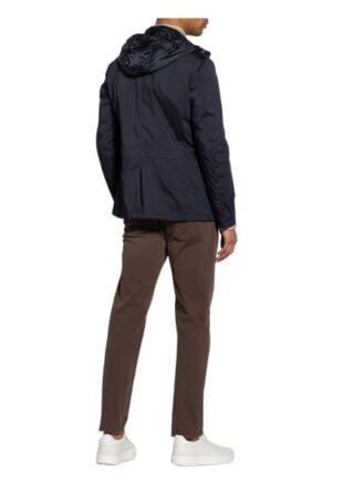 Moorer Jacke Vespucci Mit Abnehmbarer Blende blau