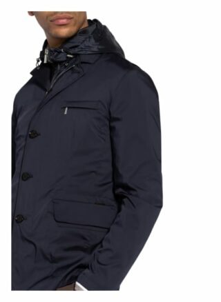 Moorer Jacke Vespucci Mit Abnehmbarer Blende blau