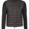 Moorer Lightweight-Daunenjacke Cattaneo Im Materialmix grau