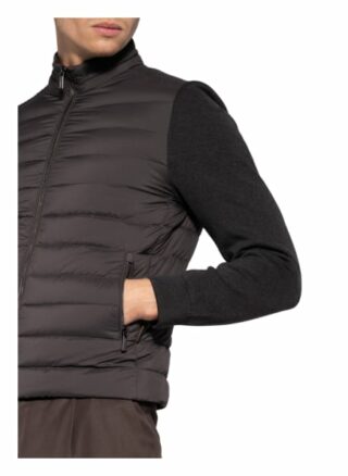 Moorer Lightweight-Daunenjacke Cattaneo Im Materialmix grau