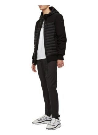 Moose Knuckles Kapuzenjacke schwarz
