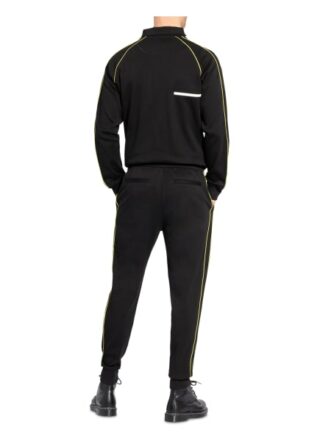 Moose Knuckles Sweatpants Stereogram Mit Galonstreifen schwarz