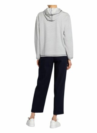 More & More Hoodie Mit Glitzergarn weiss